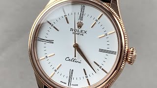 Rolex Cellini Time 50505 Rolex Watch Review [upl. by Atikram]