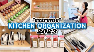 2023 EXTREME KITCHEN ORGANIZATION Easy Organizing Ideas [upl. by Siri]