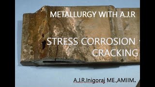 STRESS CORROSION CRACKING [upl. by Akamahs]