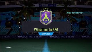 Wijnaldum to PSG SBC  CHEAPEST METHOD  FIFA 22 [upl. by Suivatnom]