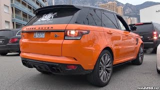 Range Rover Sport SVR Exhaust Sound  Start Up Revs amp Acceleration [upl. by Ajile]