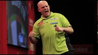 17 PERFECT DARTS  Michael van Gerwen throws 17 perfect darts [upl. by Qidas307]