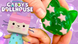 Crafting Fun Rainbow Soaps with Gabby  GABBYS DOLLHOUSE [upl. by Akceber16]