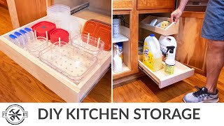 3 More Easy Kitchen Organization Projects  Home Storage [upl. by Yrbua]