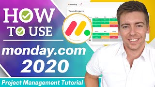 How to use Mondaycom  Daytoday Project Management Monday Tutorial for Beginners [upl. by Nire]