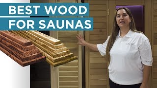 What Is the Best Wood For Your Infrared Sauna  Poplar VS Cedar [upl. by Olinde]