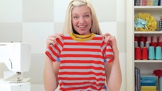 How to sew a Tshirt for kids and adults [upl. by Araeic488]