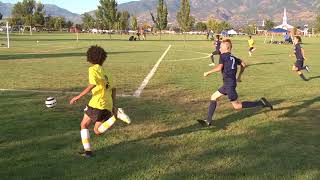 Wasatch JS vs Comba Yellow U12 D1 Soccer [upl. by Atinid]