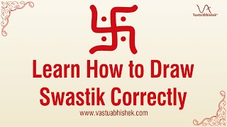 How to Draw Swastik Correctly  जानिए स्वास्तिक बनाने का सही तरीका  Increase the Power of Swastik [upl. by Anialem492]