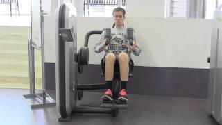 Technogym Machine  Abdominal Crunch [upl. by Terrej]