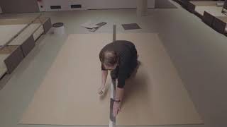 How to install a vinyl herringbone floor [upl. by Elyrrad269]