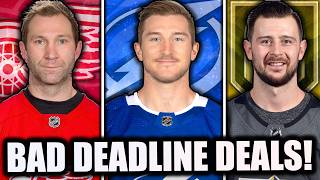 The WORST Trade Deadline Deals In NHL History [upl. by Patrick]