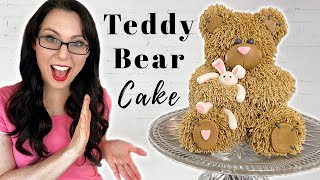 Teddy Bear Cake Tutorial [upl. by Barimah]