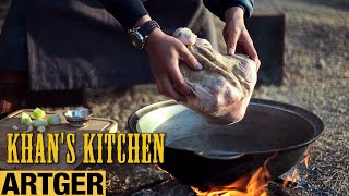 Mongolias Legendary SHEEPHEAD Dish  Khans Kitchen [upl. by Nosyrb158]