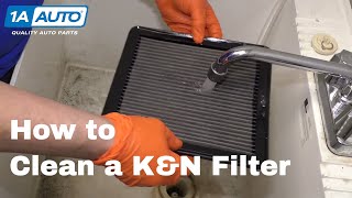 How to Clean KampN Filter [upl. by Ekard]