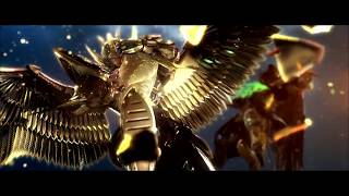 Saint Seiya  Legend Of Sanctuary 2014  Aiolos Sagitarius vs Saga and Shura Moment  Full HD [upl. by Ecienaj]