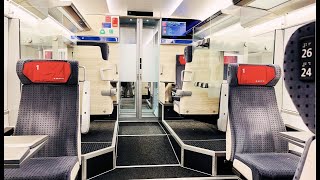 IS FIRST CLASS TRAIN WORTH IT I TRAINS IN SWITZERLAND [upl. by Aivata]