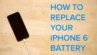 iPhone 6 Battery Replacement in 60 Seconds [upl. by Kiona]