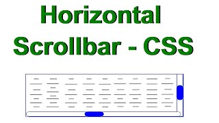 How To Create A Horizontal Scroll Bar In HTML [upl. by Blandina2]