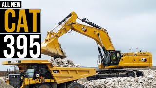 Cat Unveils New 395 Excavator Bigger Stronger Faster 390F Replacement [upl. by Bili385]