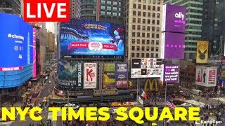 Live from NYCs Times Square  EarthCam [upl. by Eurydice726]