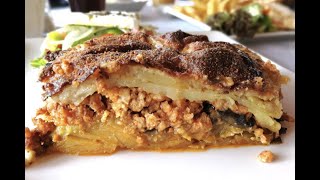 How To Make A Real Traditional Greek Moussaka [upl. by Larrisa]