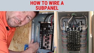 How to Wire a Subpanel [upl. by Robbin]