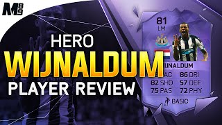 FIFA 16 HERO WIJNALDUM REVIEW 81 FIFA 16 Ultimate Team Player Review  In Game Stats [upl. by Retep]