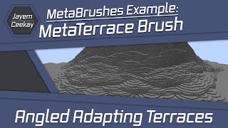 MetaBrushes Example MetaTerrace Brush  Angled Adapting Terraces [upl. by Emanuela911]