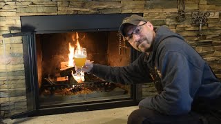 How to Start a Fire in the Fireplace The EASY WAY [upl. by Evan]