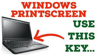 How to Print Screen Screenshot on a Windows Laptop [upl. by Shig]