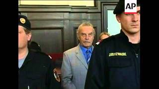 WRAP Fritzl sentenced to life in a psychiatric hospital ADDS leaves court [upl. by Oecam]