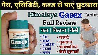 Himalaya Gasex Tablet Benefits  Uses  Dosage  Side Effects amp Review In Hindi  Gas amp Indigestion [upl. by Ahsatak121]