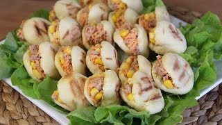 Recette des mini batbout  little batbout recipe بطبوط صغير معمر [upl. by Eirrek]