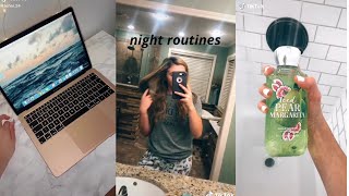 night routine tik tok compilation ✨🌒 [upl. by Carolyn]