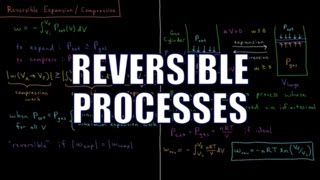 Chemical Thermodynamics 34  Reversible Processes [upl. by Antonius]