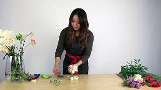 How to make a corsage [upl. by Nehtiek]