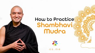 How to Practice Shambhavi Mudra  Om Swami English [upl. by Marie-Ann]