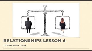 ALevel Psychology AQA Relationships  Equity Theory [upl. by Kennith132]