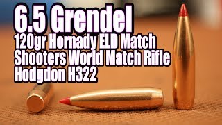 65 Grendel  120gr Hornady ELD Match [upl. by Shaun]