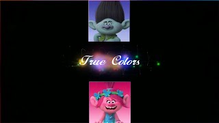 Colores reales  Letra trolls [upl. by Atteniuq]