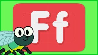 Letter F  Turn amp Learn the Alphabet For Kids [upl. by Wilen]