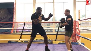 Dillian Whyte Training For Oscar Rivas [upl. by Enrev]