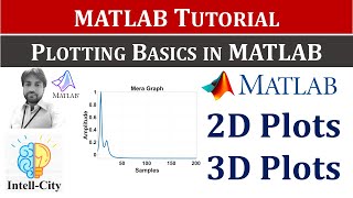 Plotting in MATLAB Part 1  2D and 3D Plot in MATLAB [upl. by Minne]