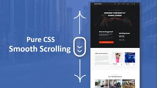 Pure CSS Smooth Scrolling Animation With Just 1 Line of Code [upl. by Gustav]