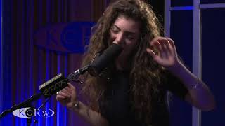 Lorde performing quotRoyalsquot Live on KCRW [upl. by Jadwiga]