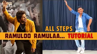 Allu Arjun  Ramuloo Ramulaa  Signature Steps Tutorial  Nishant Nair  Dance FreaX [upl. by Susej]