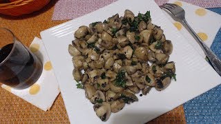 Funghi Champignon Trifolati [upl. by Fruma]