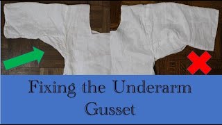 Fixing the Underarm Gusset [upl. by Dibb]