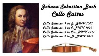 Johann Sebastian Bach  Cello suites in 432 Hz great for reading or studying [upl. by Arbba]